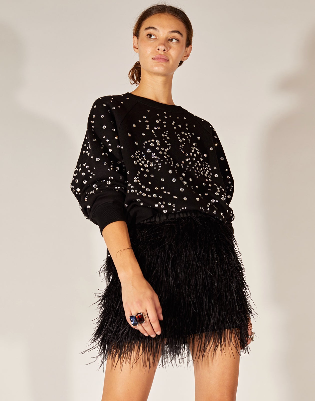 Mini Feather Skirt – Cynthia Rowley